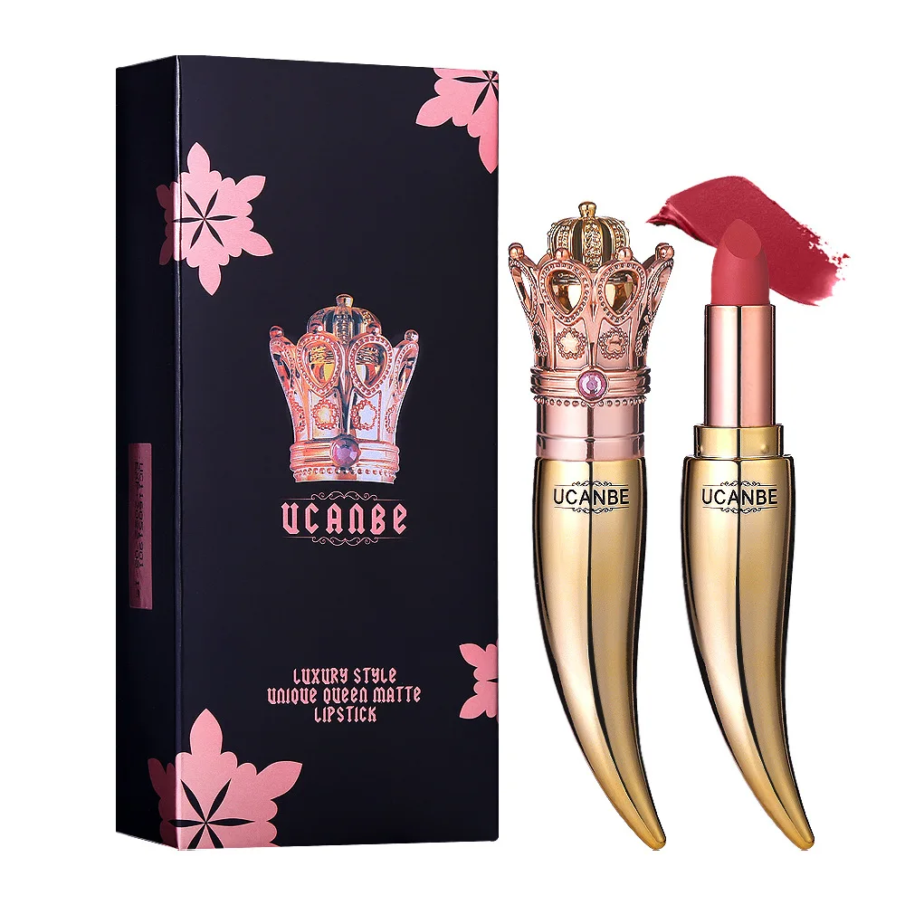 OEM/ODM High Quality 5 Colors Hot Sale Private Label Luxury Queen Long Lasting Waterproof Matte Gold Tube Moisturizing Lipstick
OEM/ODM High Quality 5 Colors Hot Sale Private Label Luxury Queen Long Lasting Waterproof Matte Gold Tube Moisturizing Lipstick