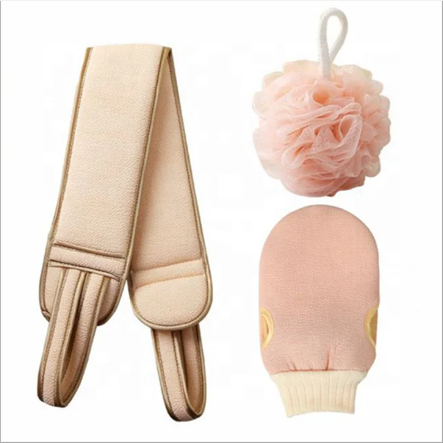 High Quality 3PCS Skin Clean Bath Towel Set Exfoliating Bath Scrubber Bath Back Belt and Soft Shower Ball, Pink,green,purple
High Quality 3PCS Skin Clean Bath Towel Set Exfoliating Bath Scrubber Bath Back Belt and Soft Shower Ball, Pink,green,purple