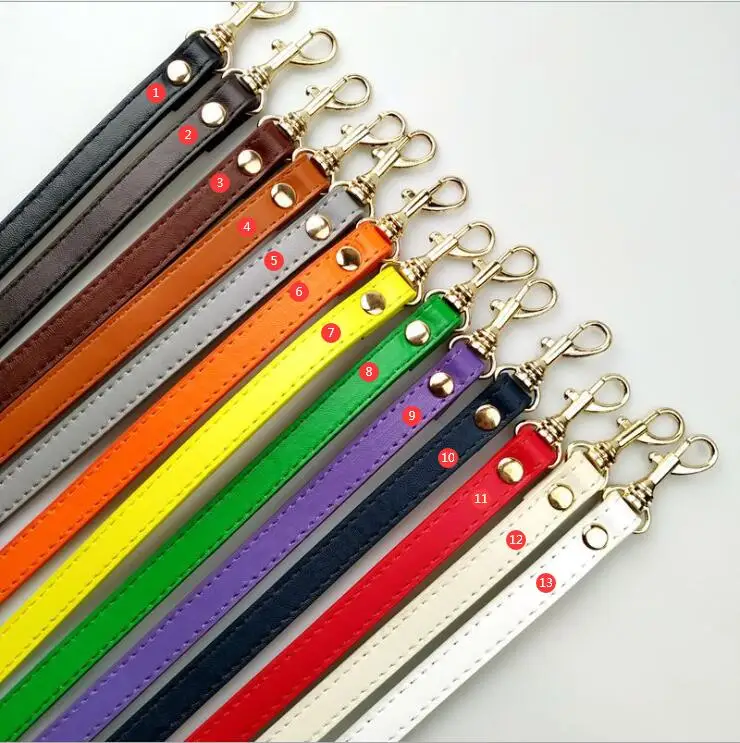 Factory high quality fashion thin multi-color fluorescent color PU leather Replaceable adjustable DIY long shoulder bag strap, Blue,black...
Factory high quality fashion thin multi-color fluorescent color PU leather Replaceable adjustable DIY long shoulder bag strap, Blue,black...