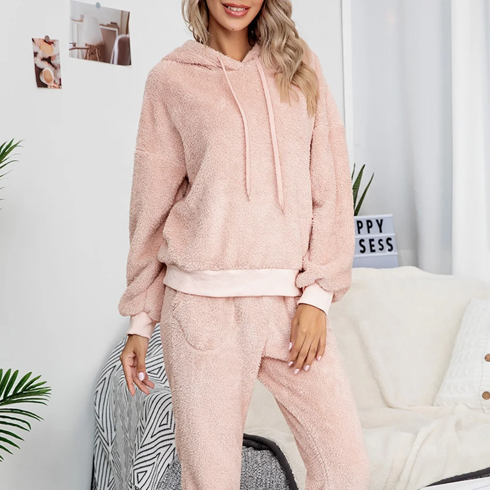 Free Shipping P107 Women Autumn Plush Fluffy Sweatshirt Hoodie Long Pant Trouser Homewear Outfit
Free Shipping P107 Women Autumn Plush Fluffy Sweatshirt Hoodie Long Pant Trouser Homewear Outfit