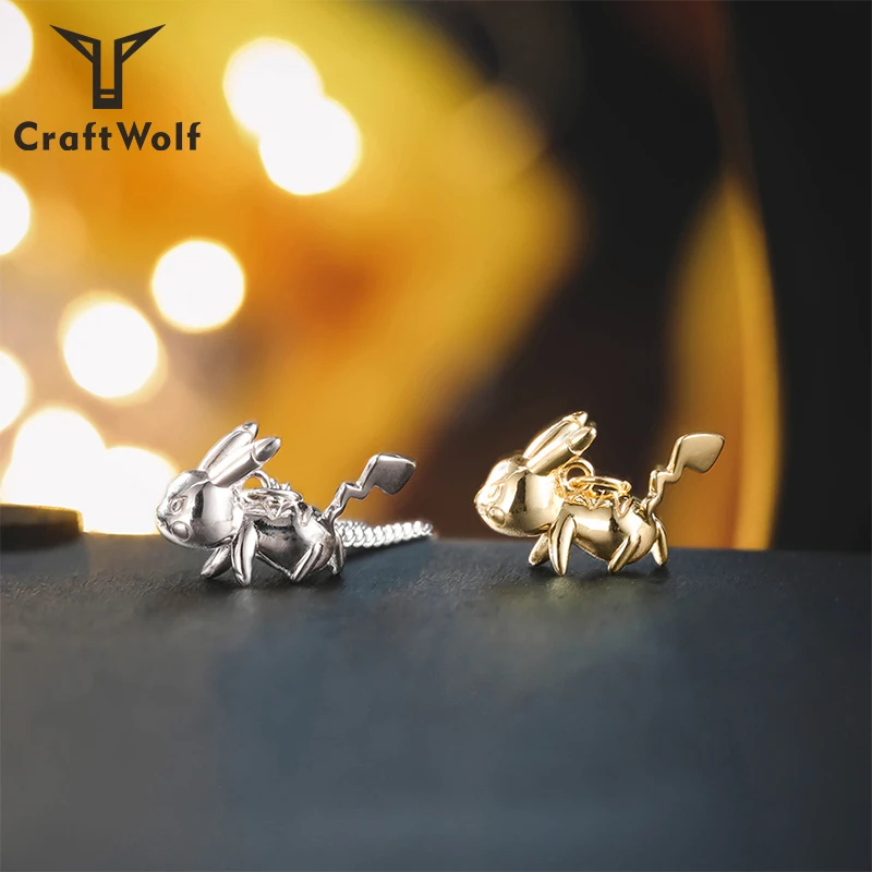 Craft Wolf Fashion jewelry personalized women men 925 sterling silver animal chain pendant Necklace for pokemon, Silver,gold
Craft Wolf Fashion jewelry personalized women men 925 sterling silver animal chain pendant Necklace for pokemon, Silver,gold