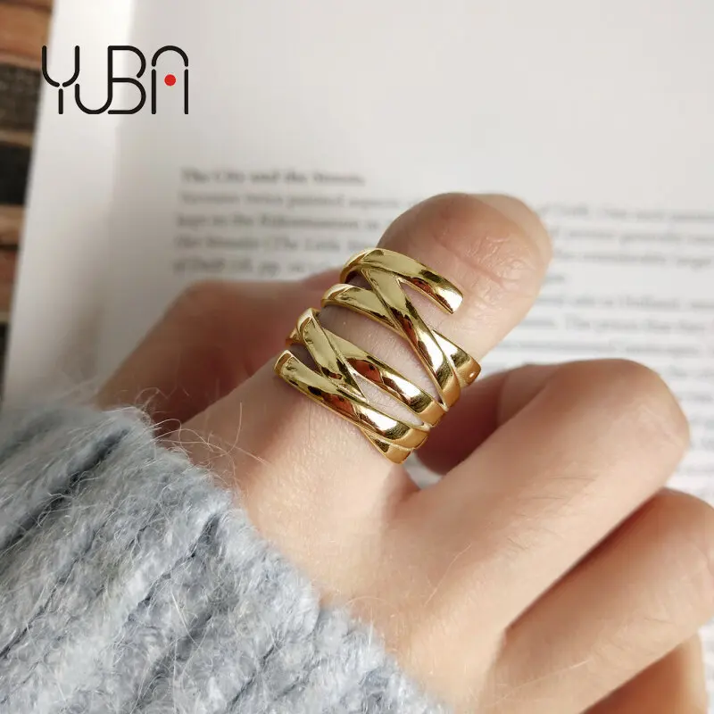 New Arrival Personality Retro Irregular Gold Plated Ring Women Fashion Temperament Open Index Finger Ring
New Arrival Personality Retro Irregular Gold Plated Ring Women Fashion Temperament Open Index Finger Ring