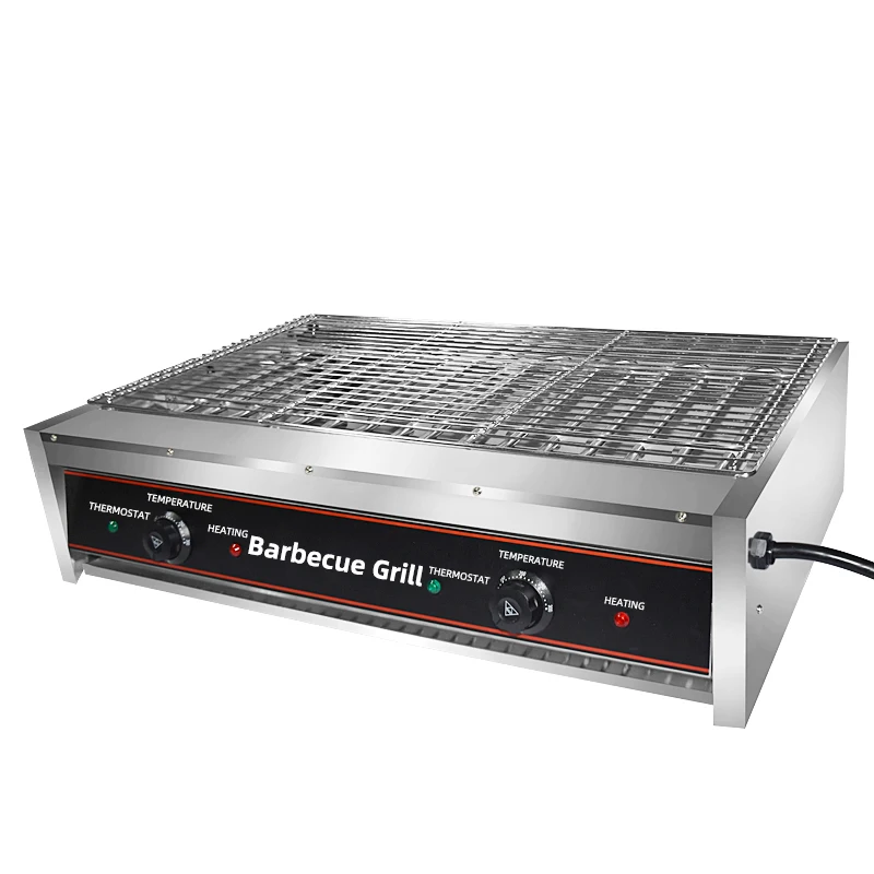8KW Electric Smokeless Grill Non-Stick Durable Electrothermal BBQ Grill with Air switch & Dual control
8KW Electric Smokeless Grill Non-Stick Durable Electrothermal BBQ Grill with Air switch & Dual control