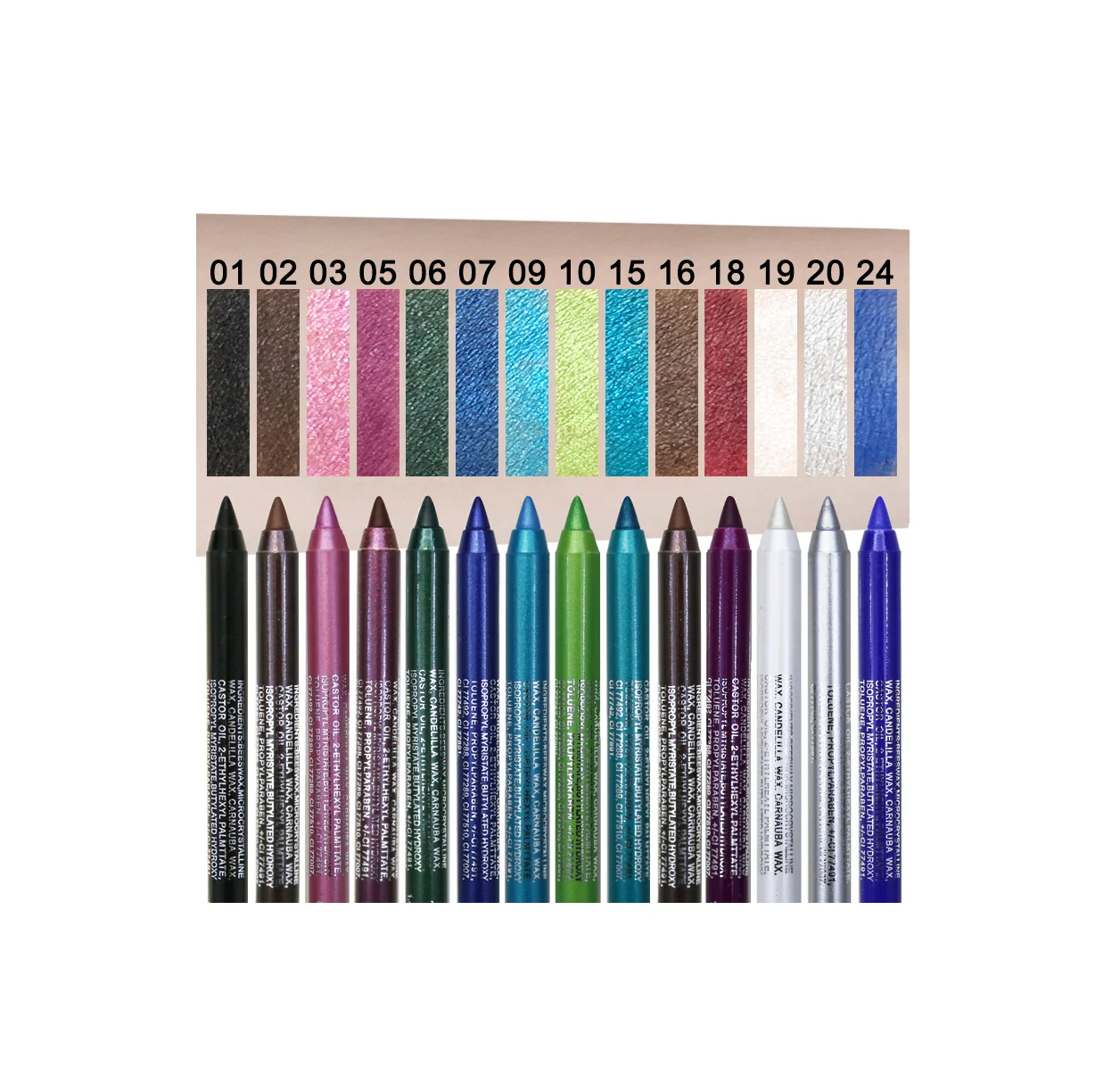 Cosmetics Makeup Products 1 Pc Long-lasting Eyeliner Pencil Waterproof 14 Colors Eyeliner Eyeshadow Pen Private Label
Cosmetics Makeup Products 1 Pc Long-lasting Eyeliner Pencil Waterproof 14 Colors Eyeliner Eyeshadow Pen Private Label