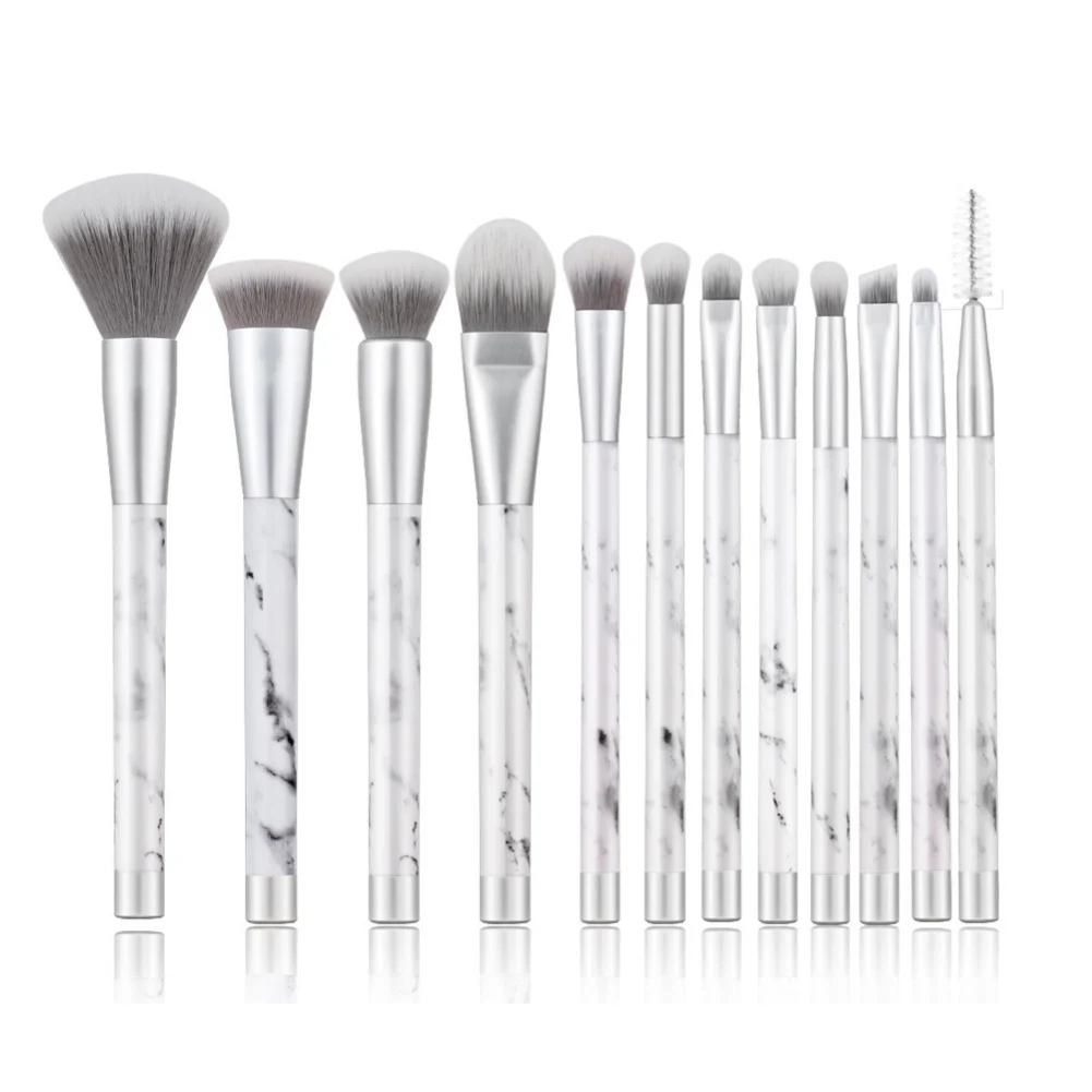 Wholesale luxury makeup brush set professional private label fillable marble customize brush 8 PCS makeup brushes, White
Wholesale luxury makeup brush set professional private label fillable marble customize brush 8 PCS makeup brushes, White