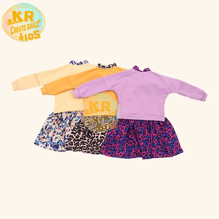 Original design children's winter clothes long sleeve leopard print dress kid's dress for girls
Original design children's winter clothes long sleeve leopard print dress kid's dress for girls