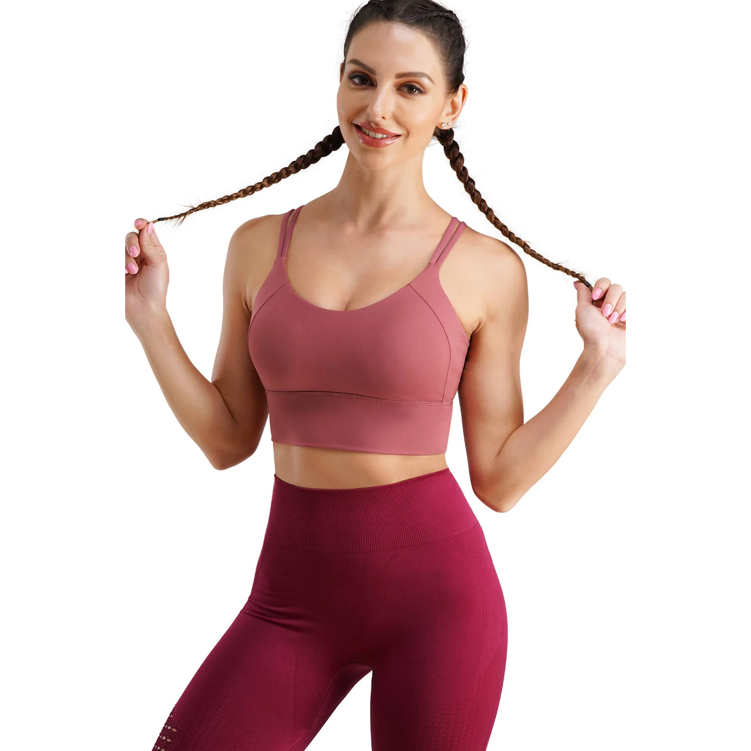 Fashion Customized Running Yoga Bra Fitness Seamless Padded Push Up High Impact Women Sports Bra
Fashion Customized Running Yoga Bra Fitness Seamless Padded Push Up High Impact Women Sports Bra