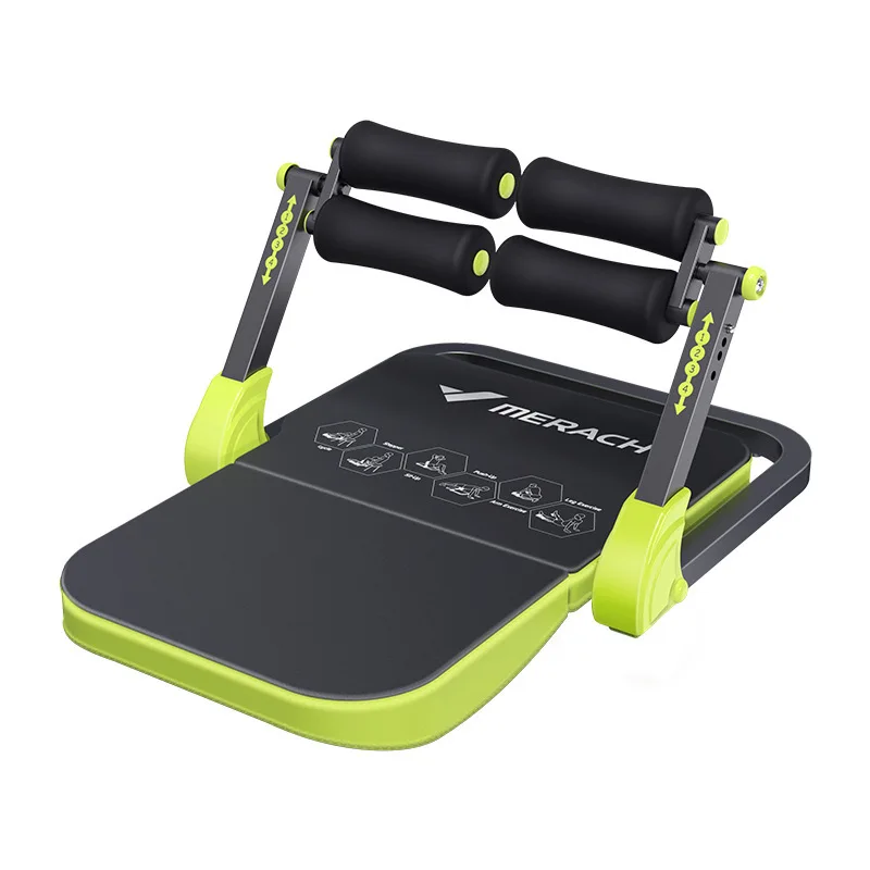 

Fitness Abdominal Muscle Trainer Muti-Function Sit Up Assistant Machine Foldable Abdominal Board Home Fitness Equipment, Green