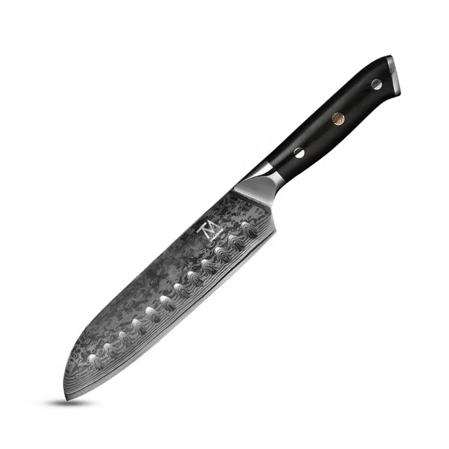 Professional Custom Japanese Kitchen Cooking Knives Wholesale Chinese Damascus 7 Inch Santoku Knife
Professional Custom Japanese Kitchen Cooking Knives Wholesale Chinese Damascus 7 Inch Santoku Knife