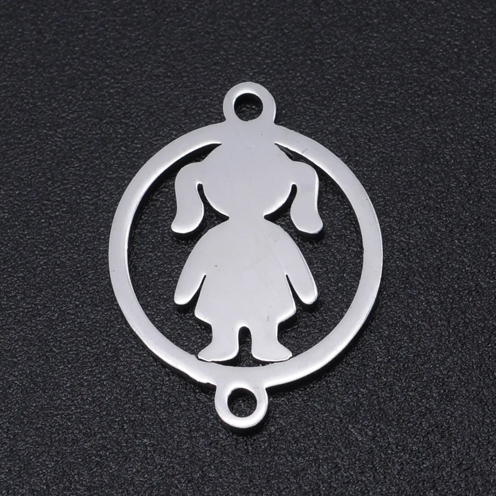 5Pcs/Bag Stainless Steel Round Hollow Out Girls Connector Diy Jewelry Bracelet Making
5Pcs/Bag Stainless Steel Round Hollow Out Girls Connector Diy Jewelry Bracelet Making