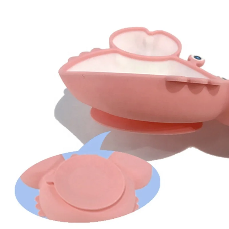 Baby Plates with Suction Divided Silicone Plates for Kids with Suction Baby Dishes Kids Plates and Utensils-Crab Pink, Plain,customized color
Baby Plates with Suction Divided Silicone Plates for Kids with Suction Baby Dishes Kids Plates and Utensils-Crab Pink, Plain,customized color