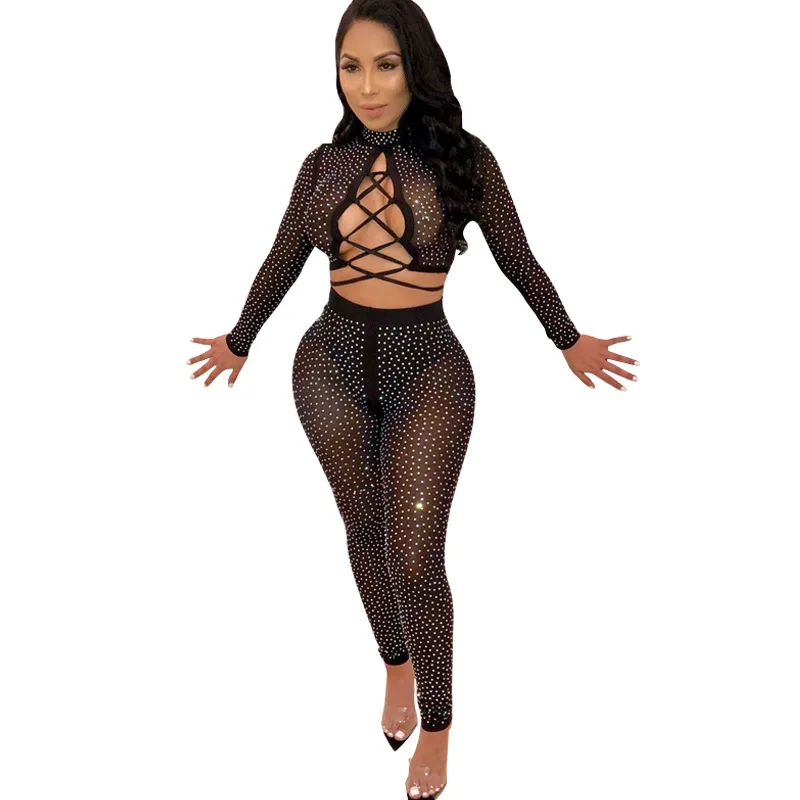 WW-0813 Long Sleeve Collar Irregular Hot Drill Set Auger Sexy Pencil Pants Suit Matching Set Women Clothing Diamond Gem Trouser, Customized color
WW-0813 Long Sleeve Collar Irregular Hot Drill Set Auger Sexy Pencil Pants Suit Matching Set Women Clothing Diamond Gem Trouser, Customized color