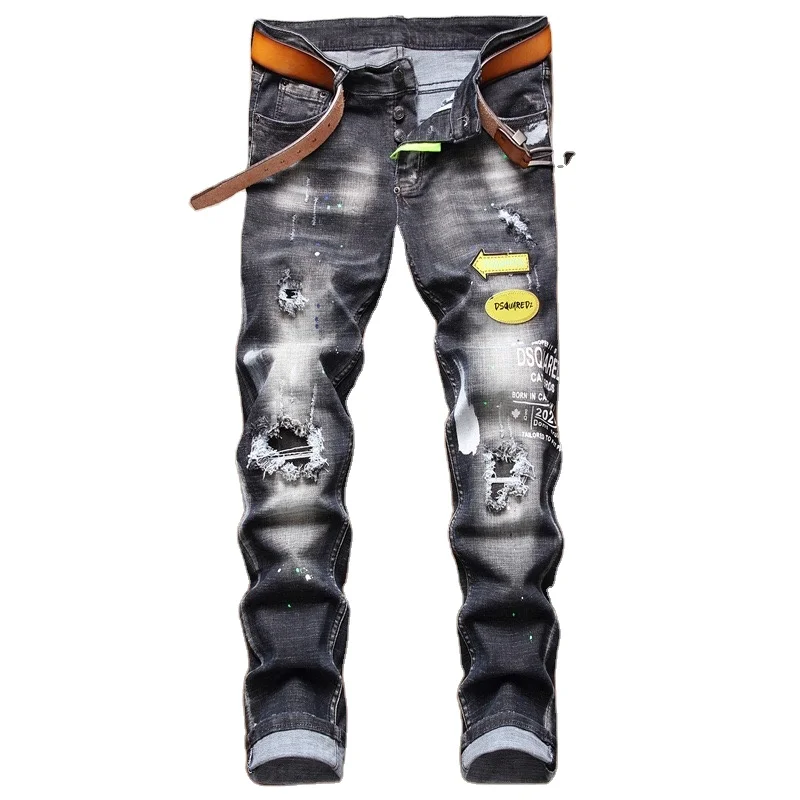 custom hole men's jeans pants cotton japanese selvedge denim jeans for men,black Skinny ripped biker men jeans trousers, Blue
custom hole men's jeans pants cotton japanese selvedge denim jeans for men,black Skinny ripped biker men jeans trousers, Blue