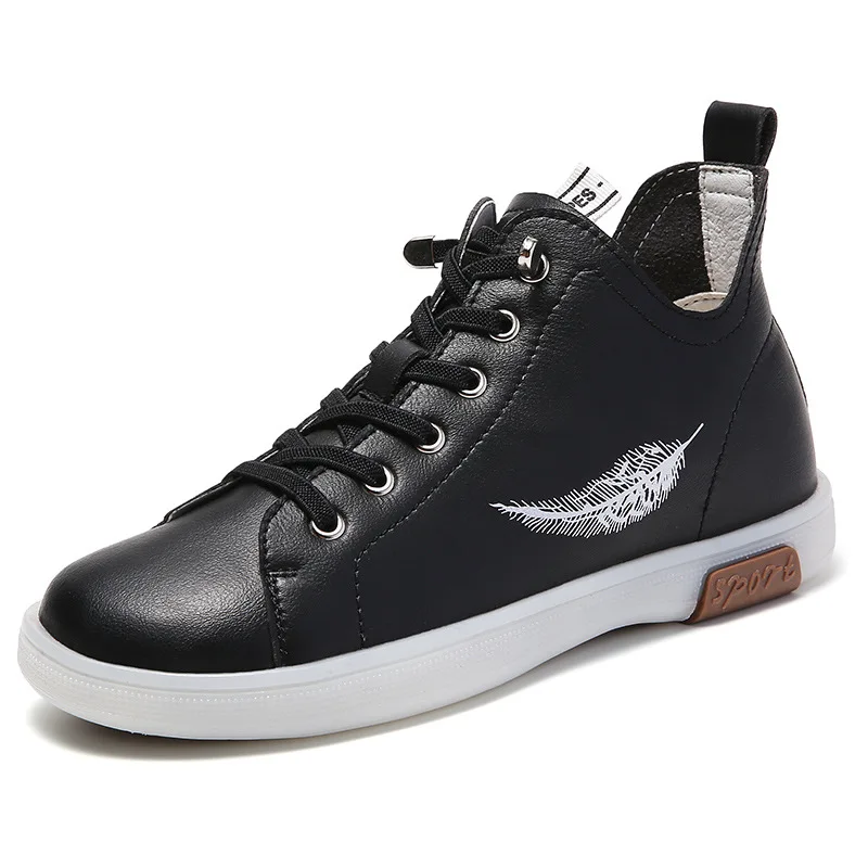 High Quality Autumn And Winter Plush Leather Flat Mid Top Women Casual Shoes, Black, beige
High Quality Autumn And Winter Plush Leather Flat Mid Top Women Casual Shoes, Black, beige