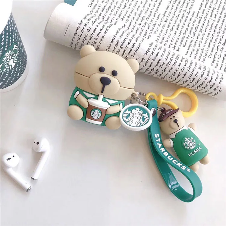 Coffee bear earphone protective shell for Airpod shell for Apple Airpod protective shell
Coffee bear earphone protective shell for Airpod shell for Apple Airpod protective shell