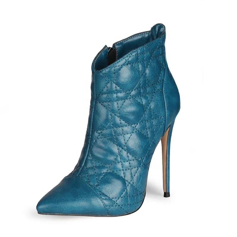 Crazy Horse Sexy Pointy Toe Side Zip Thin High Heel Short Booty for Women Simple Solid Big Size 47 Ankle Boots Spring Winter, Black,white,blue
Crazy Horse Sexy Pointy Toe Side Zip Thin High Heel Short Booty for Women Simple Solid Big Size 47 Ankle Boots Spring Winter, Black,white,blue