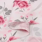 Fashional factory direct flower printed fabric for wedding and home decoration
