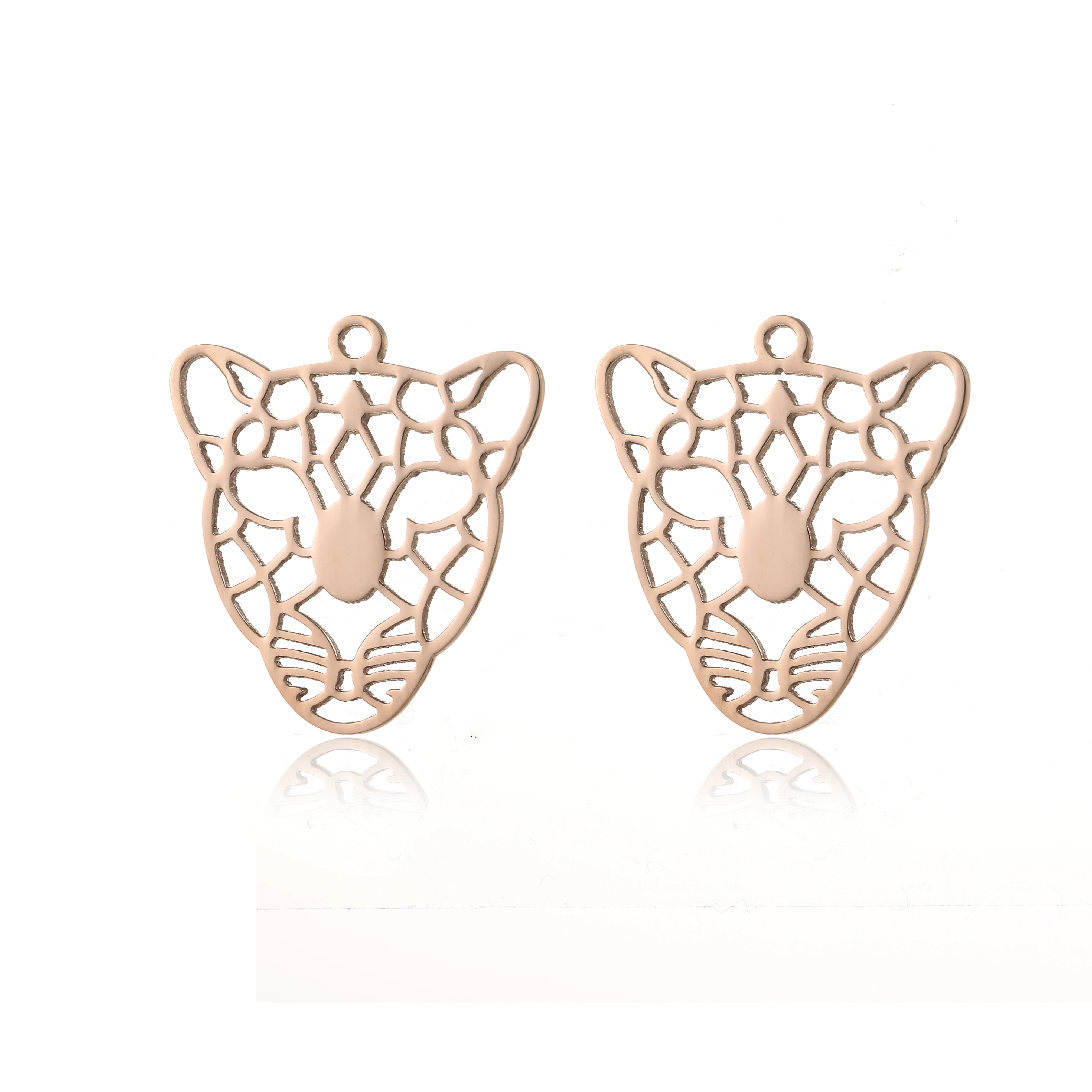 New Trendy Hollow Animal Leopard Diy Jewelry Necklace Charms For Bracelet Making Jewelry
New Trendy Hollow Animal Leopard Diy Jewelry Necklace Charms For Bracelet Making Jewelry