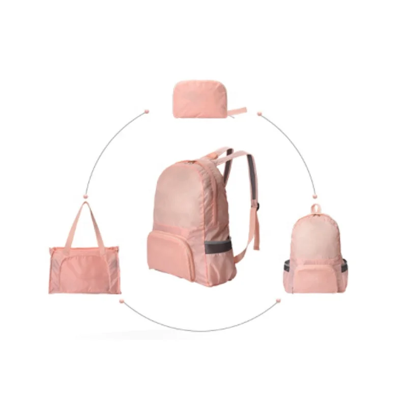 Portable fashionable backpacks rolling backpack foldable nylon backpack
Portable fashionable backpacks rolling backpack foldable nylon backpack
