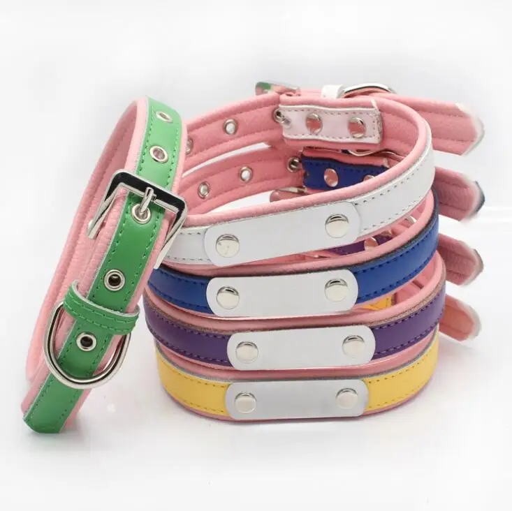 New Fashion Stainless Steel Pet Collar Logo Name Print Leather Dog Collars Dog Chain
New Fashion Stainless Steel Pet Collar Logo Name Print Leather Dog Collars Dog Chain