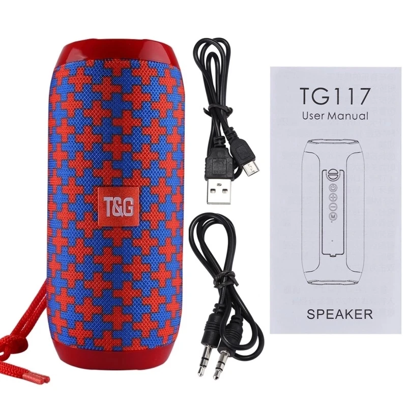 Original T&G TG113 speaker Portable Subwoofer Wireless Xtreme Fabric Outdoor Waterproof caixa de som TG-113bluetooth speaker - ANKUX.COM