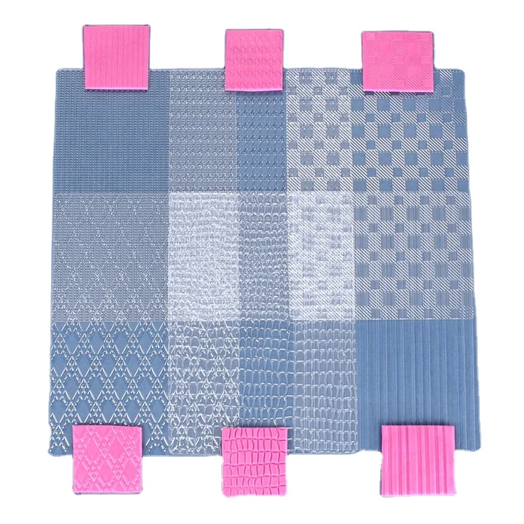DIY Cake Mold 6pcs Checkered Satchel Striped 3D Embossing Mold Plastic Texture Flip Sugar Printing Mold
DIY Cake Mold 6pcs Checkered Satchel Striped 3D Embossing Mold Plastic Texture Flip Sugar Printing Mold