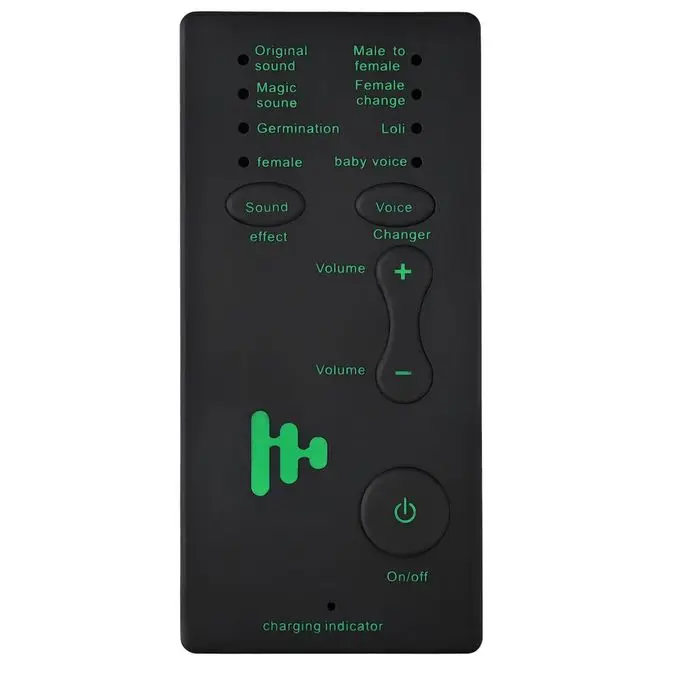 Mini Portable Sound Effects Machine Voice Changer Device Audio Card Sound Changer, Black
Mini Portable Sound Effects Machine Voice Changer Device Audio Card Sound Changer, Black