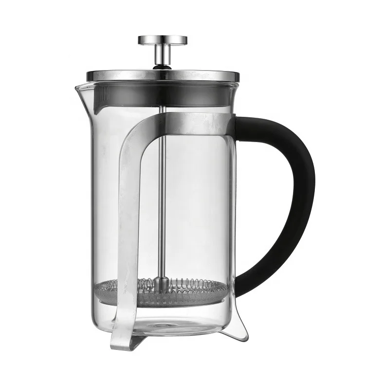 2021 Europe porular style polished stainless steel frame borosilicate glass french press coffee maker 
2021 Europe porular style polished stainless steel frame borosilicate glass french press coffee maker