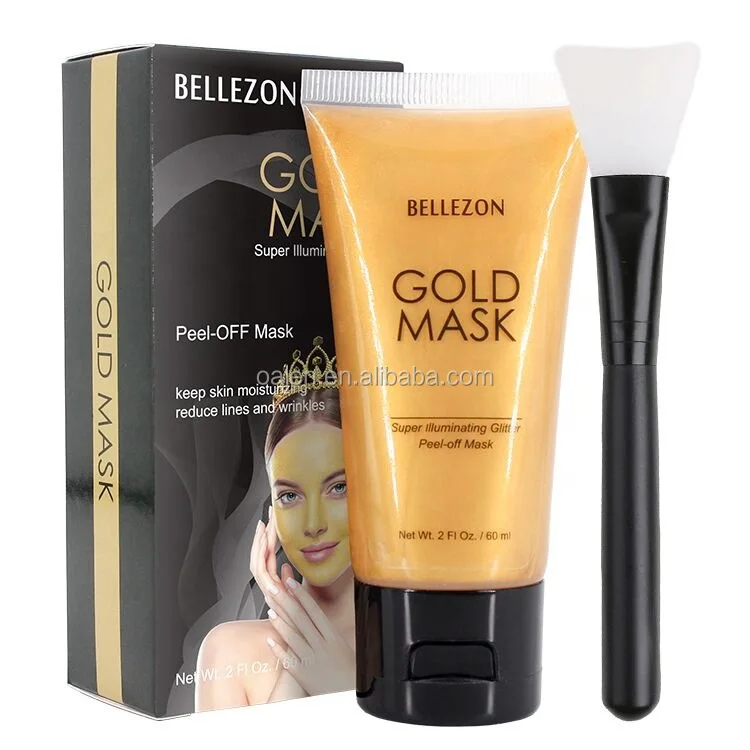 24k Gold Mask Peel off Facial MaskWhitening Anti Aging Lifting Firming Moisturize with Mask Brush, Gold color
24k Gold Mask Peel off Facial MaskWhitening Anti Aging Lifting Firming Moisturize with Mask Brush, Gold color