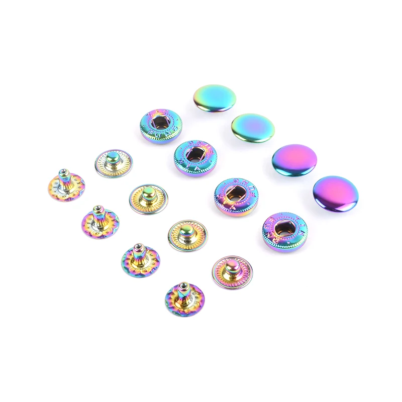New Arrival Karwo Rainbow Designed Snap Press Stud Metal Spring Snap Button For Sale
New Arrival Karwo Rainbow Designed Snap Press Stud Metal Spring Snap Button For Sale