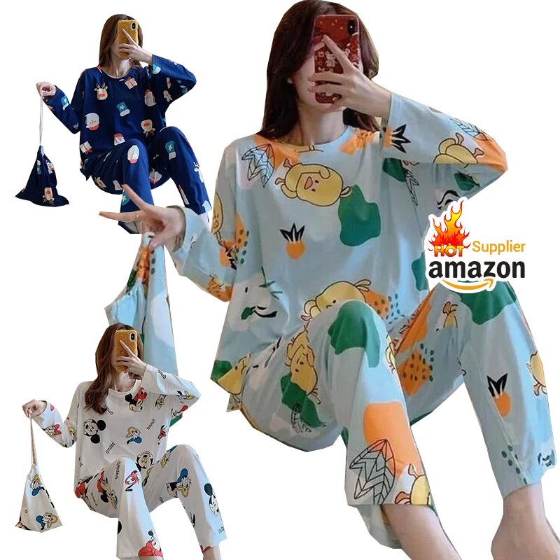 wholesale Plus Size Women's Sleepwear Cartoon Cute Printing Soft 2 piece pajama set, Picture shows 
wholesale Plus Size Women's Sleepwear Cartoon Cute Printing Soft 2 piece pajama set, Picture shows