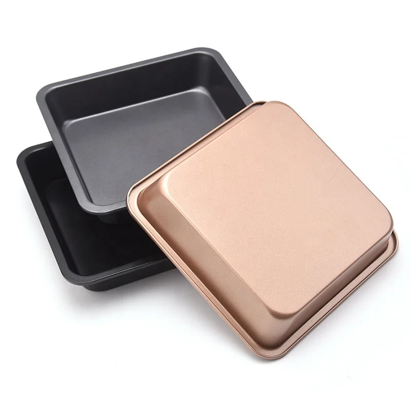 Calphalon Nonstick Bakeware, Square Microwave Cake Pan 8-inch, Black, gold and point black
Calphalon Nonstick Bakeware, Square Microwave Cake Pan 8-inch, Black, gold and point black