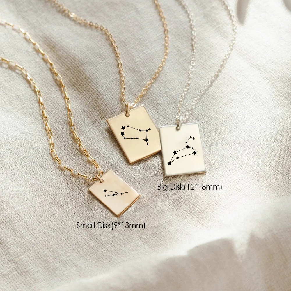 eManco Fashion 12 Star Sign Square Pendant Necklace Elegant Zodiac Stainless Steel Necklace Jewelry Women Gifts
eManco Fashion 12 Star Sign Square Pendant Necklace Elegant Zodiac Stainless Steel Necklace Jewelry Women Gifts