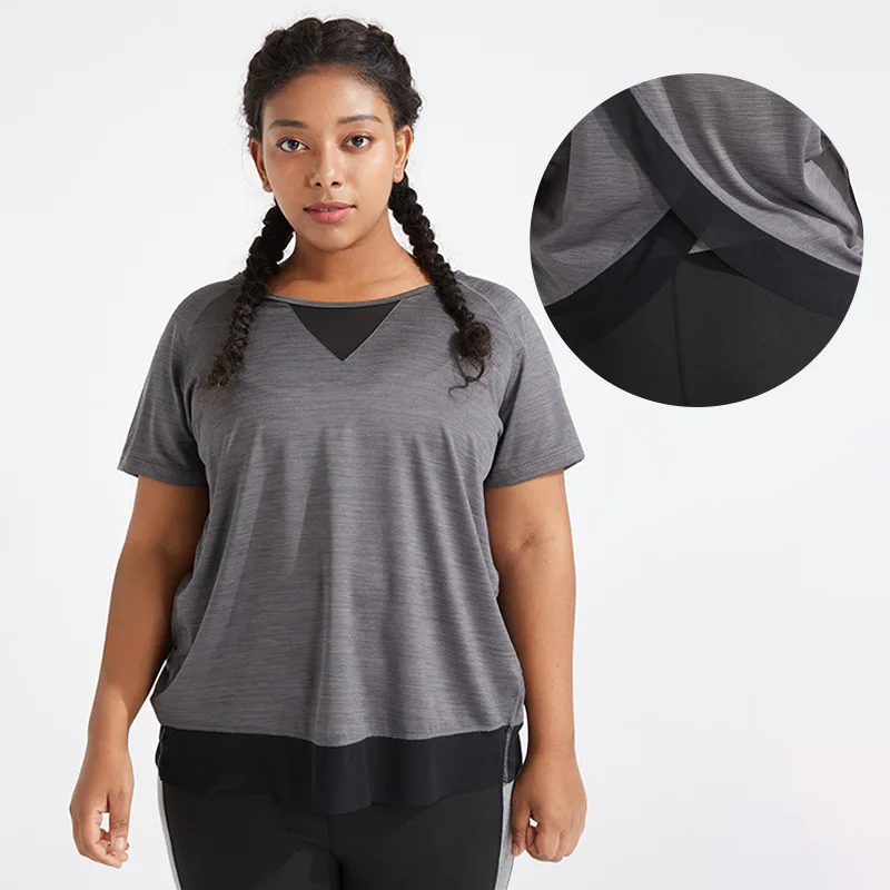Plus Size S-4XL Mesh Sports T-shirt Woman Yoga Short Sleeve Fitness Tops Loose Sports Fitness Shirts Quick Dry Running Shirts
Plus Size S-4XL Mesh Sports T-shirt Woman Yoga Short Sleeve Fitness Tops Loose Sports Fitness Shirts Quick Dry Running Shirts
