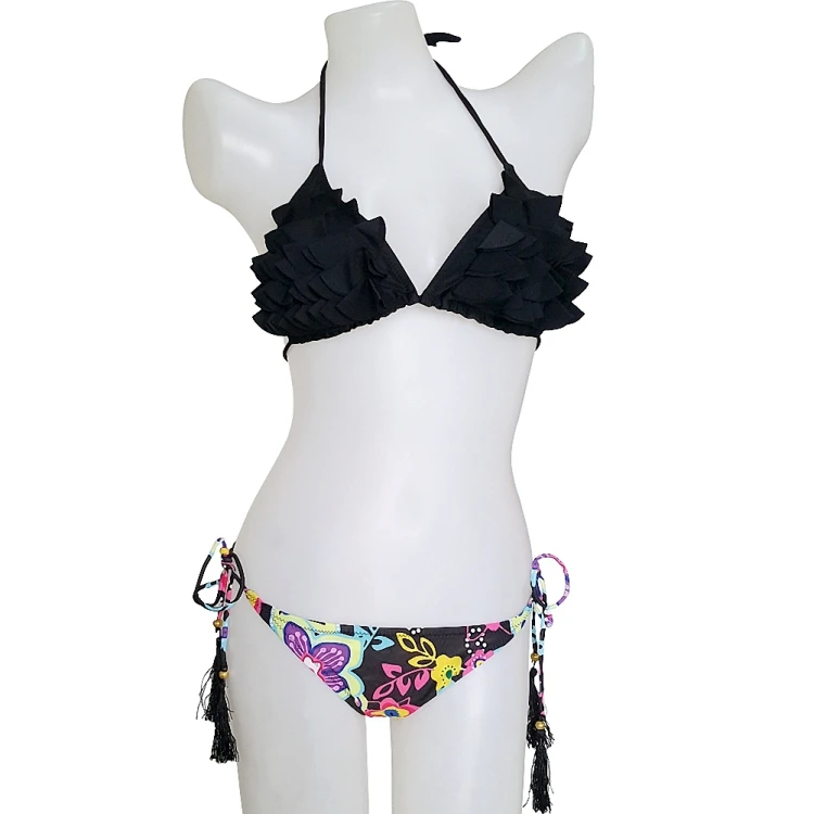 Woman Swimsuit New Flower Top Swimwear Beach Women Tassel-ties Floral Bottom Bathing Suits Brazilian Bikini Thong 2020
Woman Swimsuit New Flower Top Swimwear Beach Women Tassel-ties Floral Bottom Bathing Suits Brazilian Bikini Thong 2020