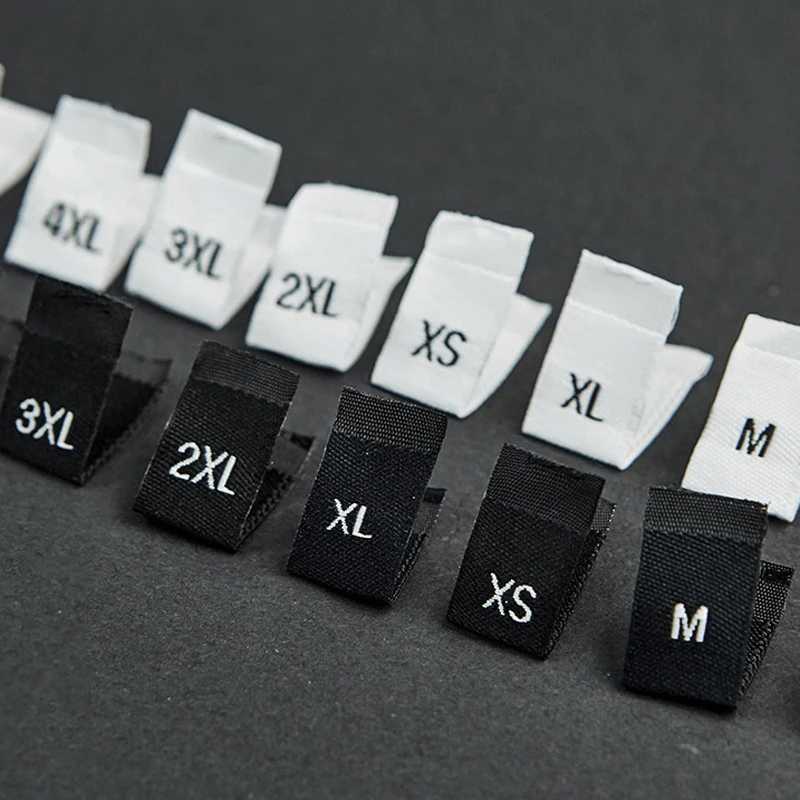 In stcok Black /White Clothing Code Mark High Density Woven Size Label Cotton Cloth Label Number Digital Sign 100pc/bag
In stcok Black /White Clothing Code Mark High Density Woven Size Label Cotton Cloth Label Number Digital Sign 100pc/bag