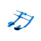 Titanium Adjustable Eye Speculum with Solid Blades