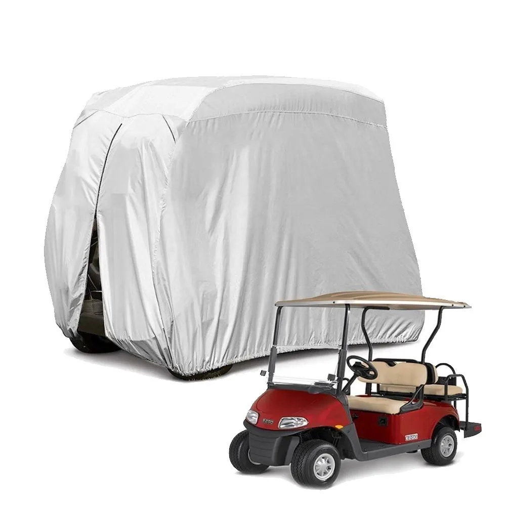 High density waterproof cover for outdoor golf carts 4 seater rainproof cover for golf carts, Silver
High density waterproof cover for outdoor golf carts 4 seater rainproof cover for golf carts, Silver