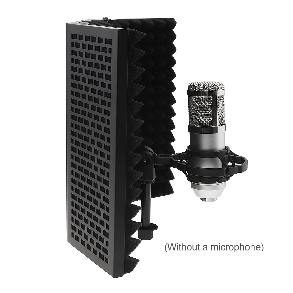 Profession Broadcast studio Microphone Pop Filter Wind Screen Mic Shield Plate Foldable Isolation Shield for bm 800 Microphone, Black
Profession Broadcast studio Microphone Pop Filter Wind Screen Mic Shield Plate Foldable Isolation Shield for bm 800 Microphone, Black