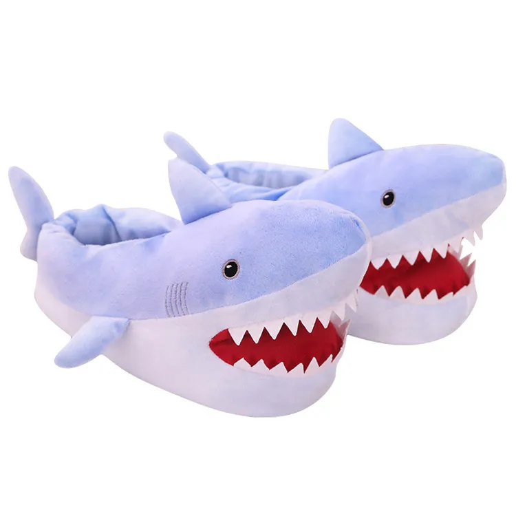 Free shipping Plush toy cartoon shark slippers thickened winter warm lovely home cotton slippers, As the picture
Free shipping Plush toy cartoon shark slippers thickened winter warm lovely home cotton slippers, As the picture
