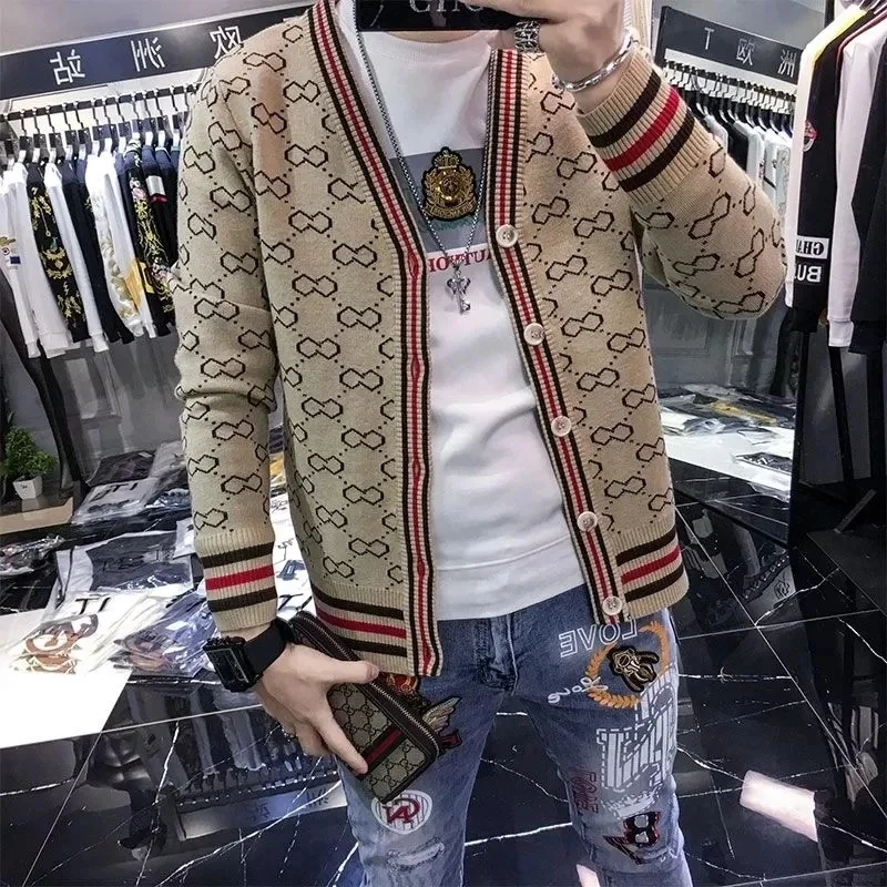 Sweater Cardigan Men Casual V-Neck Shirt Autumn Winter Slim Fit Long Sleeve Mens Sweaters Knitted Pull Homme Top
Sweater Cardigan Men Casual V-Neck Shirt Autumn Winter Slim Fit Long Sleeve Mens Sweaters Knitted Pull Homme Top
