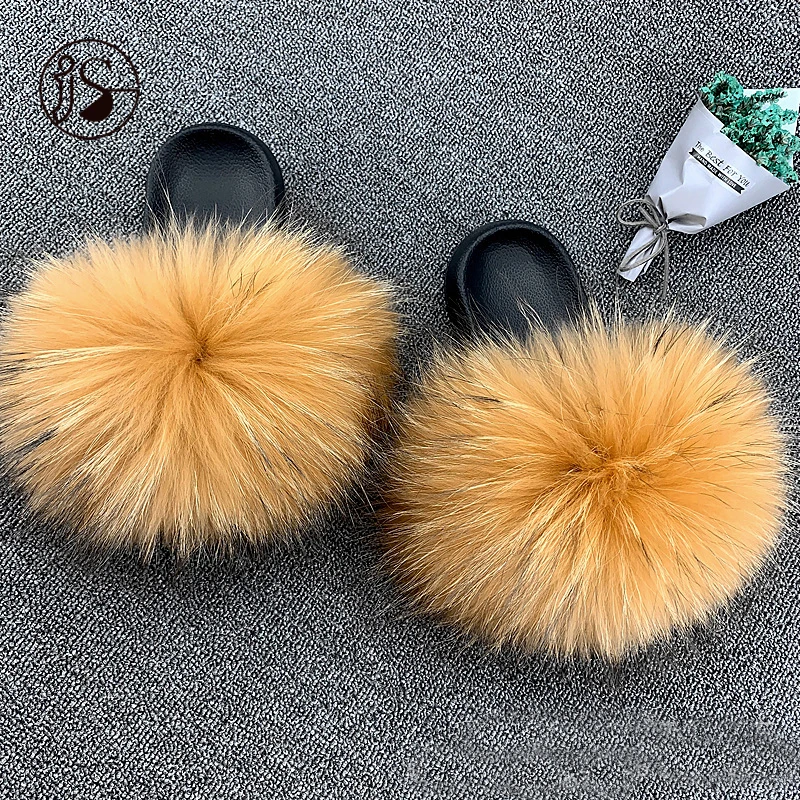 womens sandal Real raccoon fur slippers 2021 Colorful fur slides custom soft women slippers, Picture
womens sandal Real raccoon fur slippers 2021 Colorful fur slides custom soft women slippers, Picture
