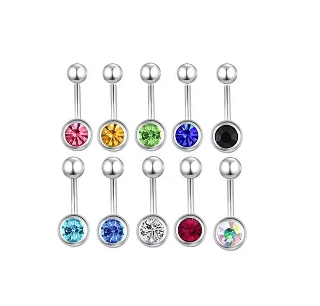 New Arrival Hotsale Stainless Steel Press Drill Belly Navel Rings Dangle Shinny Zircon Navel Rings, Picture shows
New Arrival Hotsale Stainless Steel Press Drill Belly Navel Rings Dangle Shinny Zircon Navel Rings, Picture shows