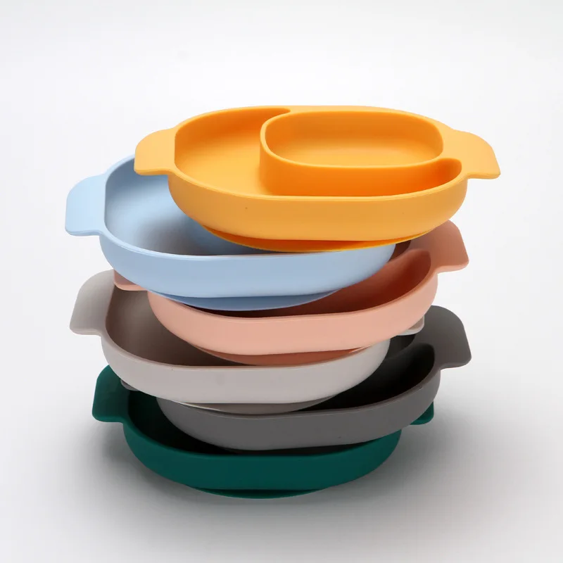 New Design Divided Silicone Baby Plate With Suction For Various Food Bebe Feeding Bowl
New Design Divided Silicone Baby Plate With Suction For Various Food Bebe Feeding Bowl