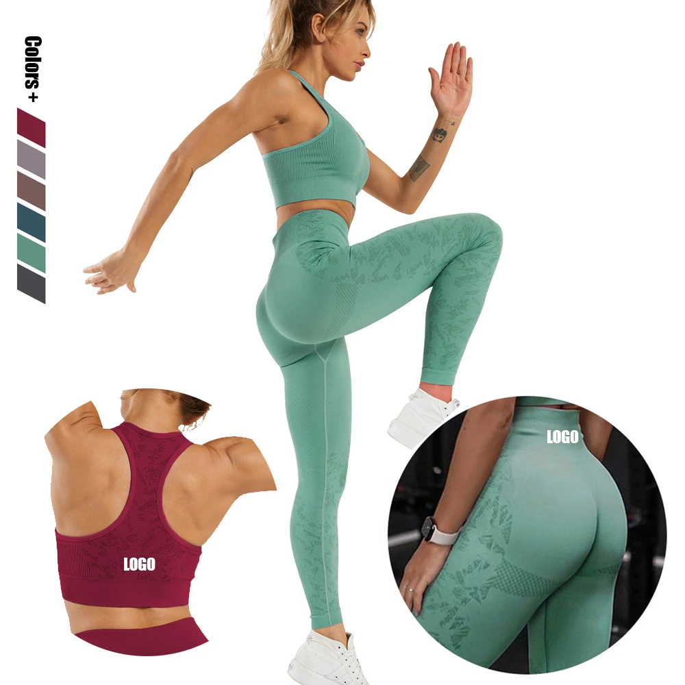 2021Custom Activewear & Sports Wear Women Yoga Suit Seamless Gym Workout Sets Custom Logo, As shown
2021Custom Activewear & Sports Wear Women Yoga Suit Seamless Gym Workout Sets Custom Logo, As shown