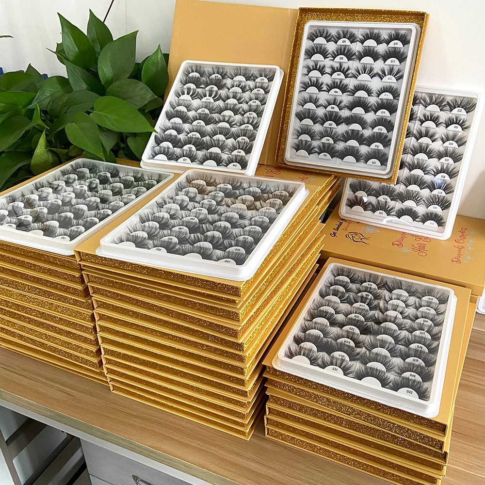 Wholesale Custom Mink Eyelash Book Private Label 16 Pair 25mm 3D Mink Lash Book with Magnetic Packaging
Wholesale Custom Mink Eyelash Book Private Label 16 Pair 25mm 3D Mink Lash Book with Magnetic Packaging