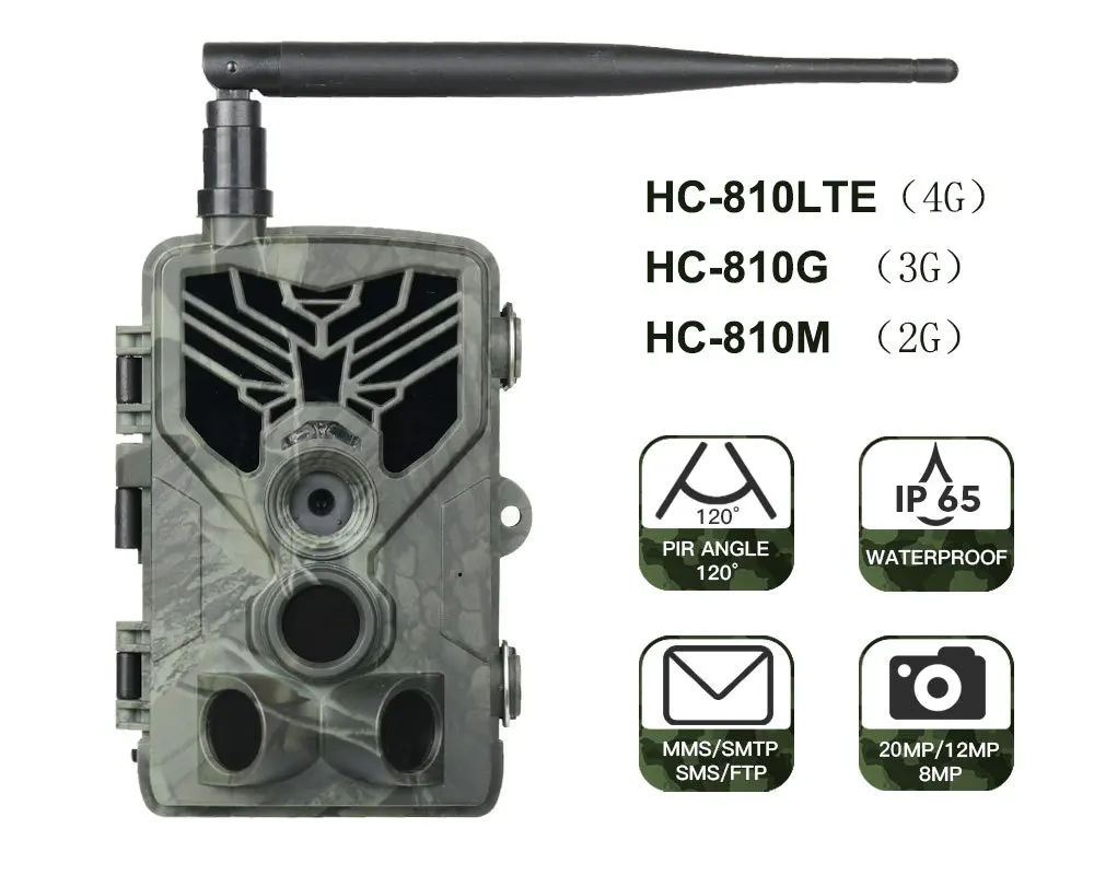 Outdoor APP infrared thermal camera 4G night vision rain and fog HC-810LA 20MP/1080P hunting camera
Outdoor APP infrared thermal camera 4G night vision rain and fog HC-810LA 20MP/1080P hunting camera