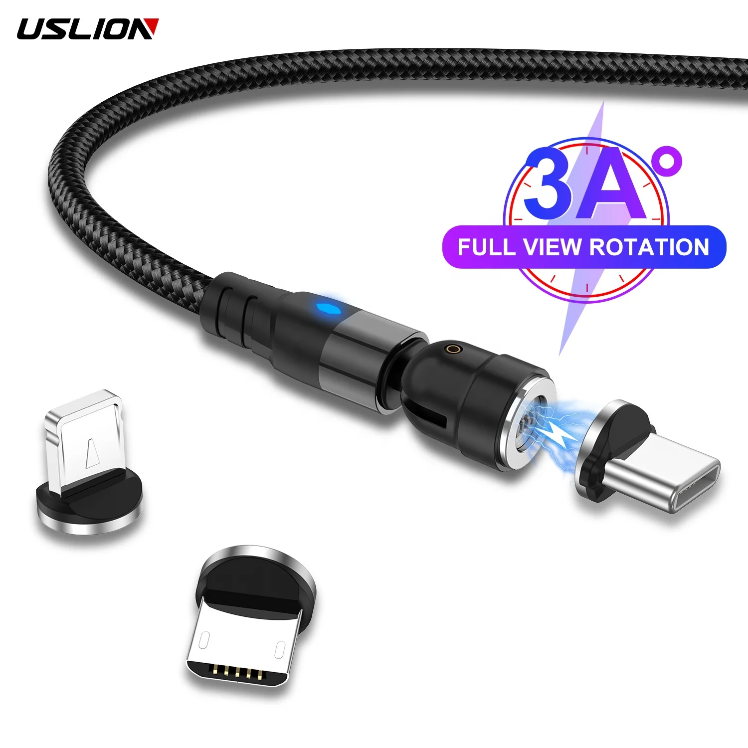 USLION Amazon 2m magnetic cable 3 in 1 straight and L shape magnetic charging cable phone accessory usb charger cable
USLION Amazon 2m magnetic cable 3 in 1 straight and L shape magnetic charging cable phone accessory usb charger cable