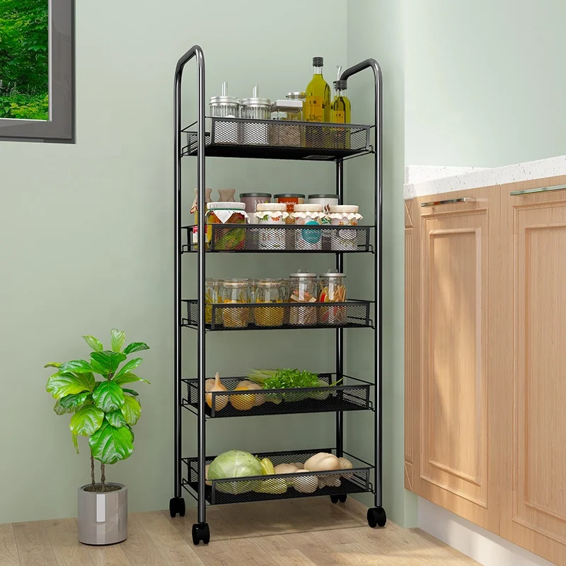 Metal Plating Rolling Cart Movable Storage Cart Wire Mesh Shelf With Wheels storage holders Kitchen organizer rack shelf, Black & white
Metal Plating Rolling Cart Movable Storage Cart Wire Mesh Shelf With Wheels storage holders Kitchen organizer rack shelf, Black & white