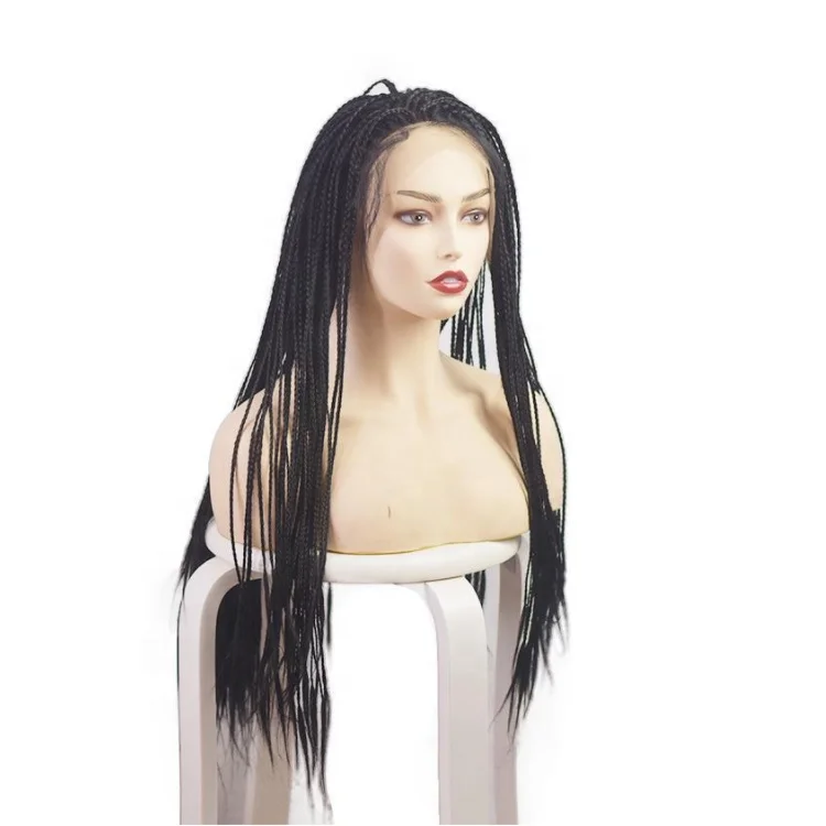 Manufacturer Supplier African Style Classic Woman Braided Hair Synthetic Black Wig
Manufacturer Supplier African Style Classic Woman Braided Hair Synthetic Black Wig